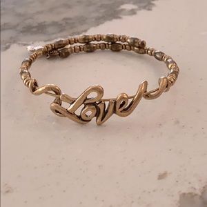 Alex and Ani Love Wrap Bracelet